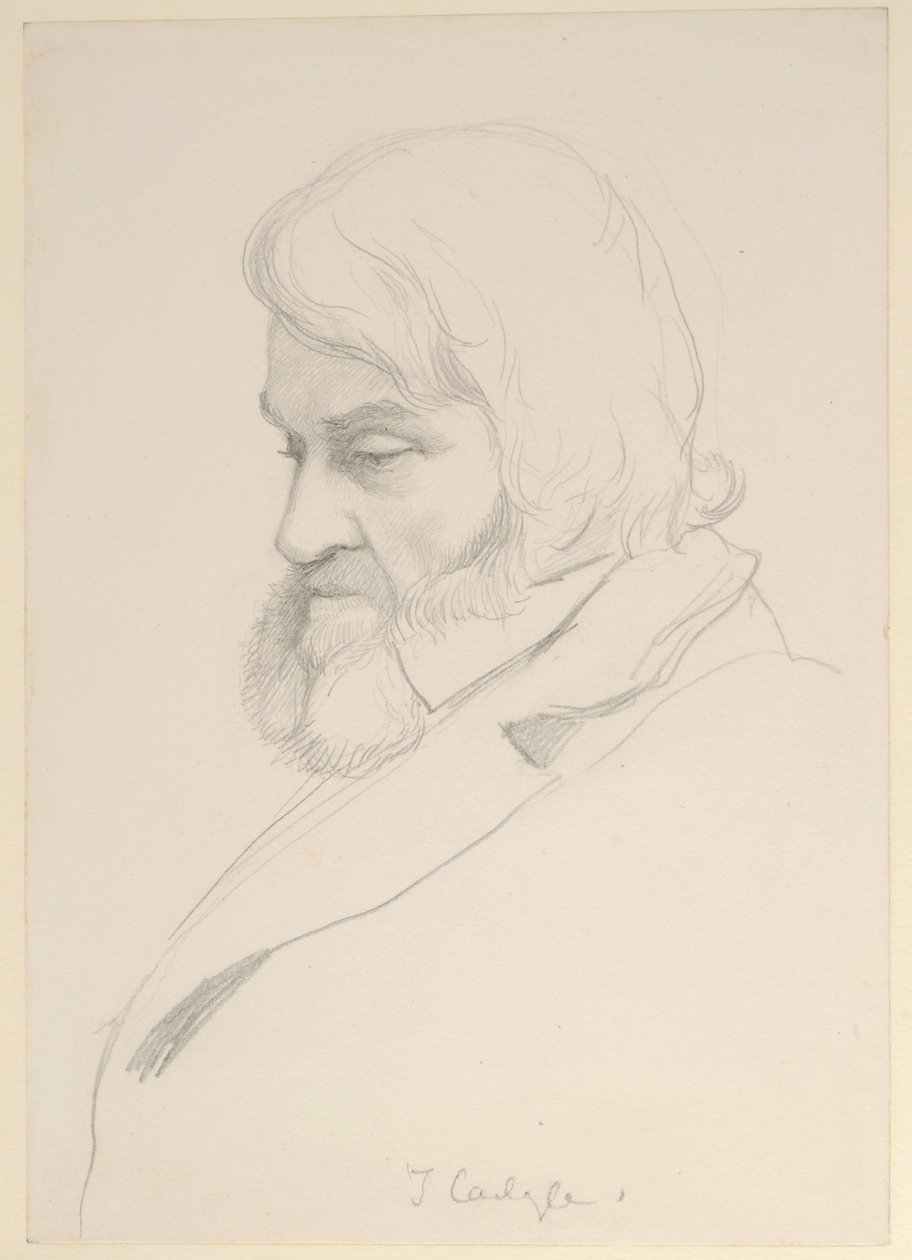 Ritratto di Thomas Carlyle da George Howard