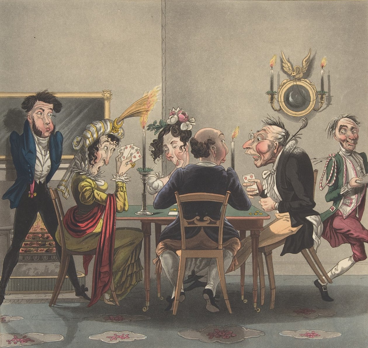 Un Vero Gomma! A Whist, ca. 1825 da George Hunt