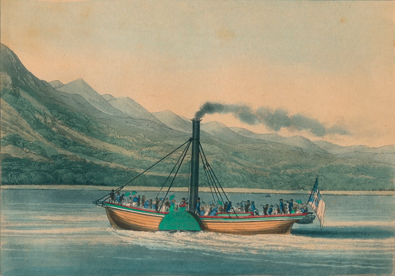 Un viaggio su Loch Lomond, 1825 da George Hunt