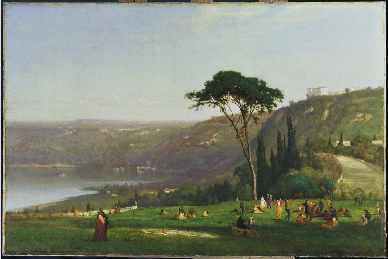 Lago Albano da George Inness