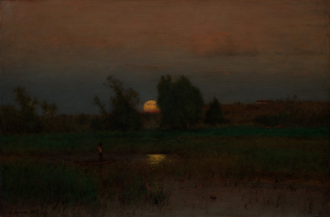 Il sorgere della luna da George Inness