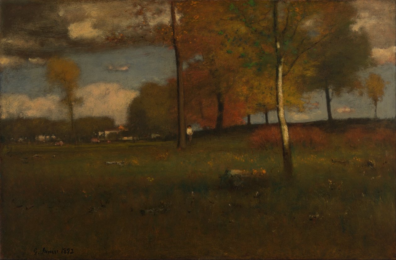 Vicino al villaggio, ottobre da George Inness