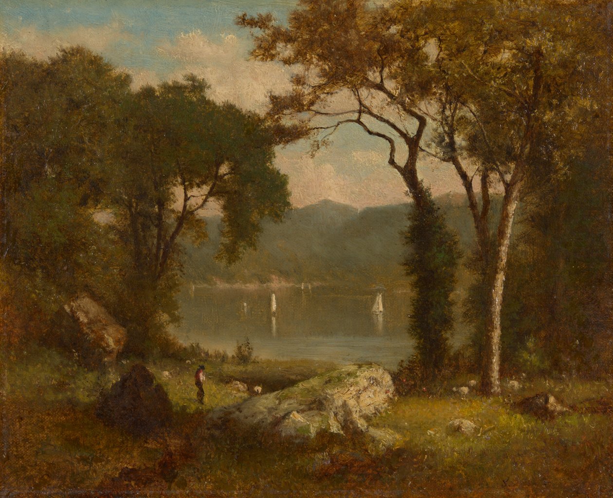 Paesaggio romantico da George Inness