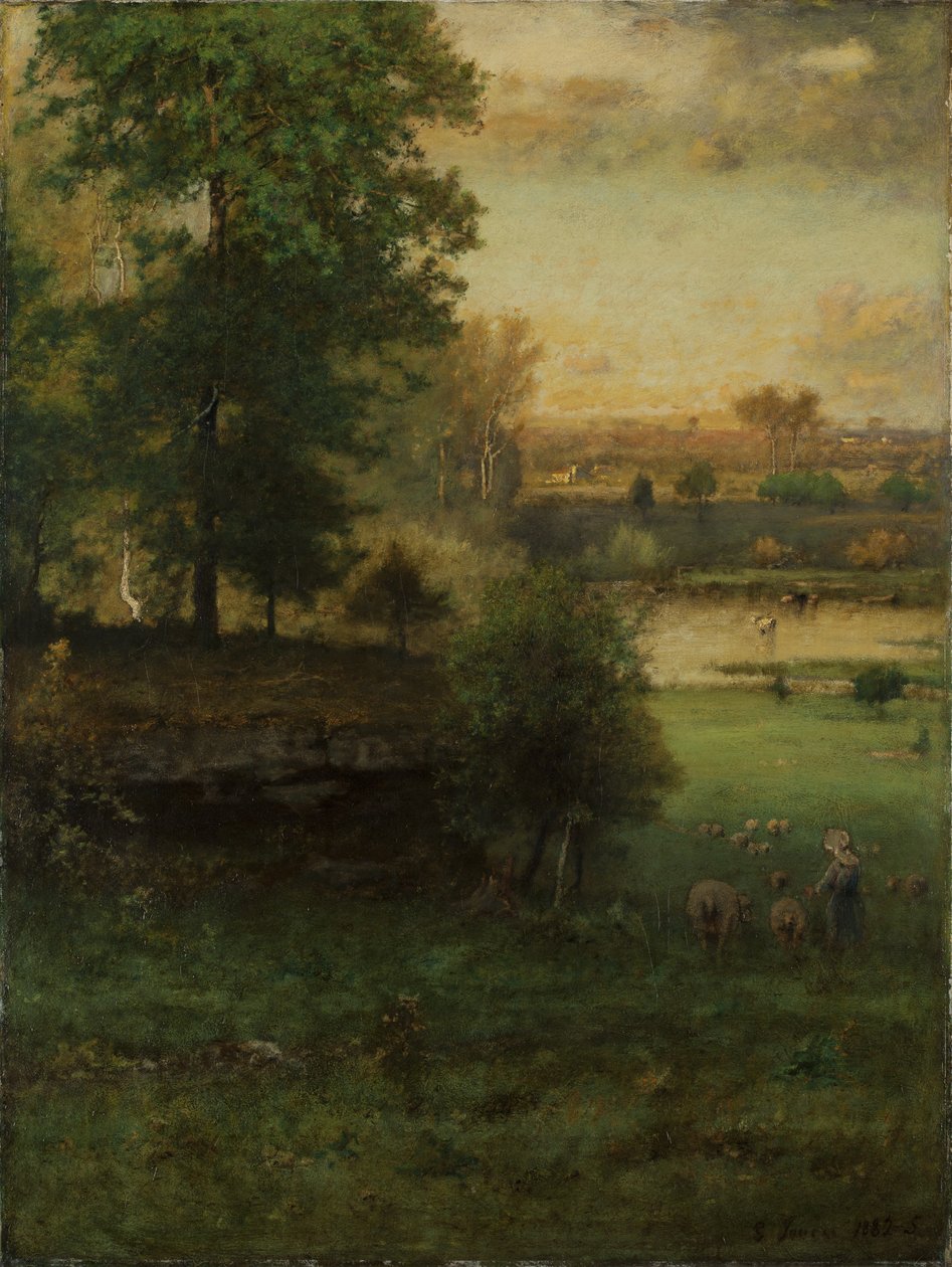 Scena a Durham, un idillio da George Inness