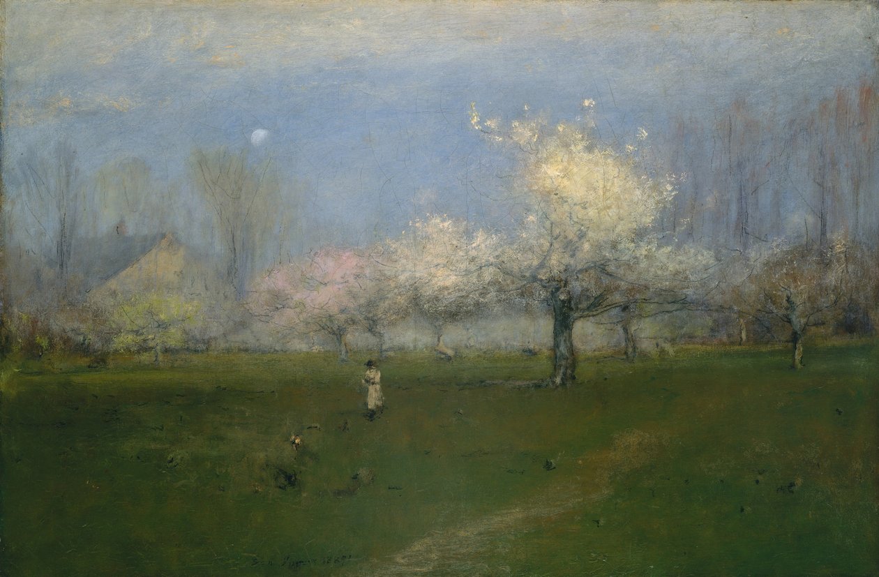 Fiori di primavera, Montclair, New Jersey da George Inness