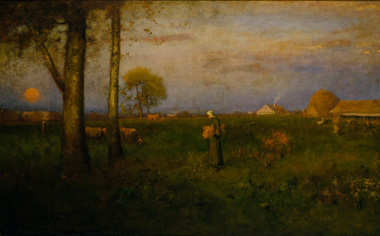Il tramonto da George Inness