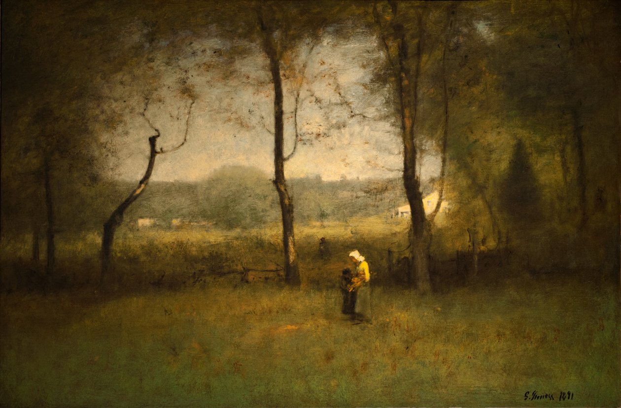 Raccoglitori di legna, un pomeriggio d’autunno da George Inness