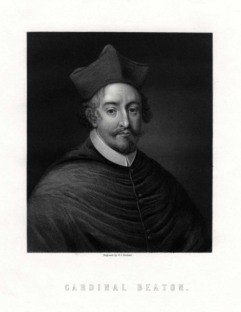 Cardinale David Beaton, c1494-1546, cardinale scozzese e arcivescovo di St Andrews da George J. Stodart