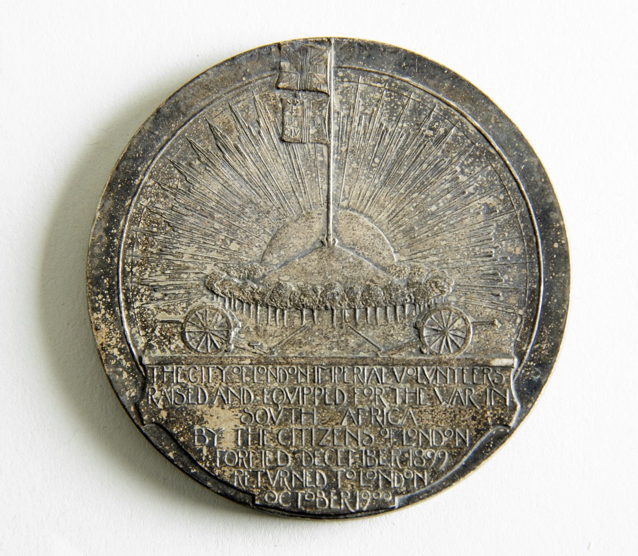 Medaglia per commemorare il ritorno dei City Imperial Volunteers dalla Guerra Boera da George James Frampton