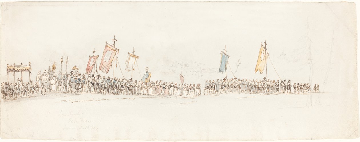 Processione religiosa a Landeck da George Jones