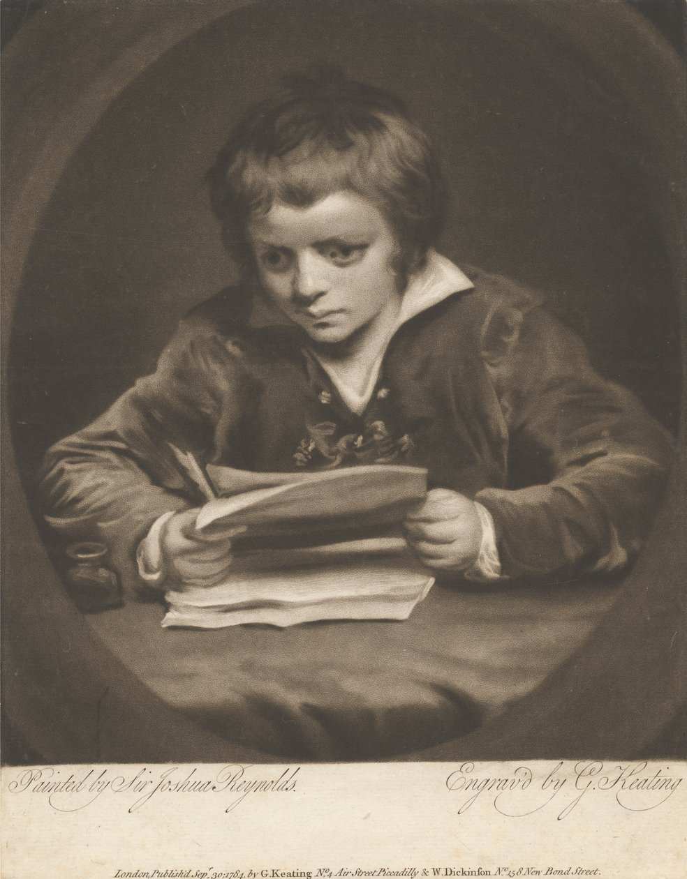 Il Ragazzo Studioso da George Keating