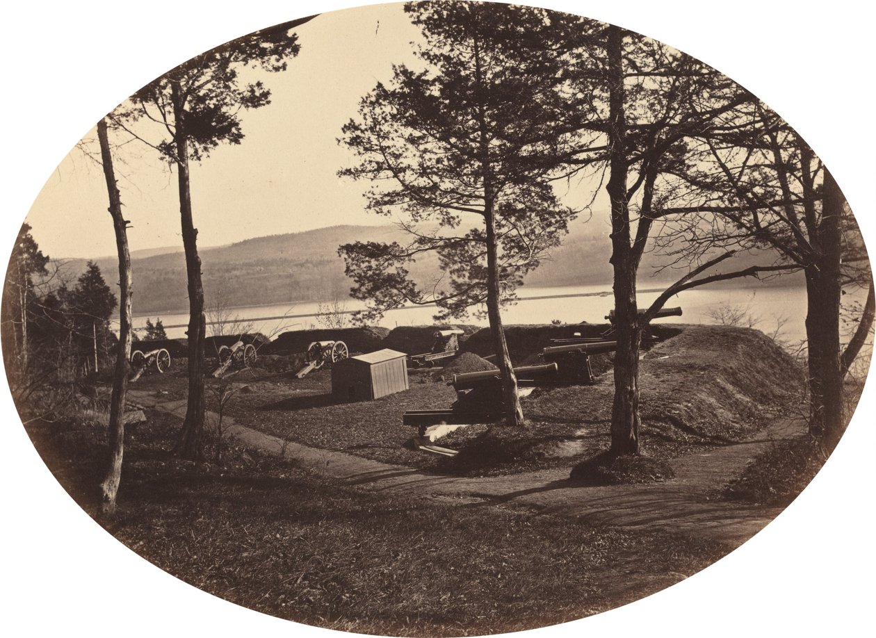 Batteria Knox, c. 1870 (foto) da George Kendall Warren