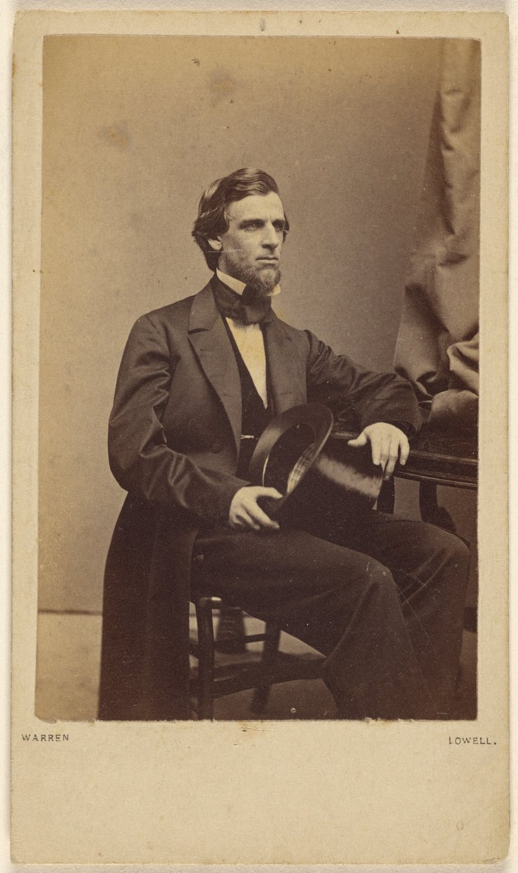 [Uomo seduto, con in mano un cappello a cilindro] da George Kendall Warren