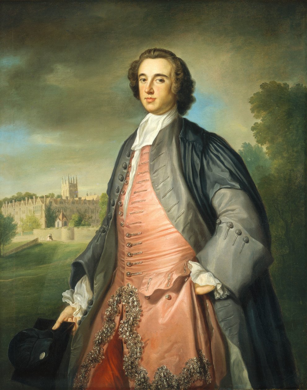 Un laureato del Merton College, Oxford, c. 1754-1755 da George Knapton