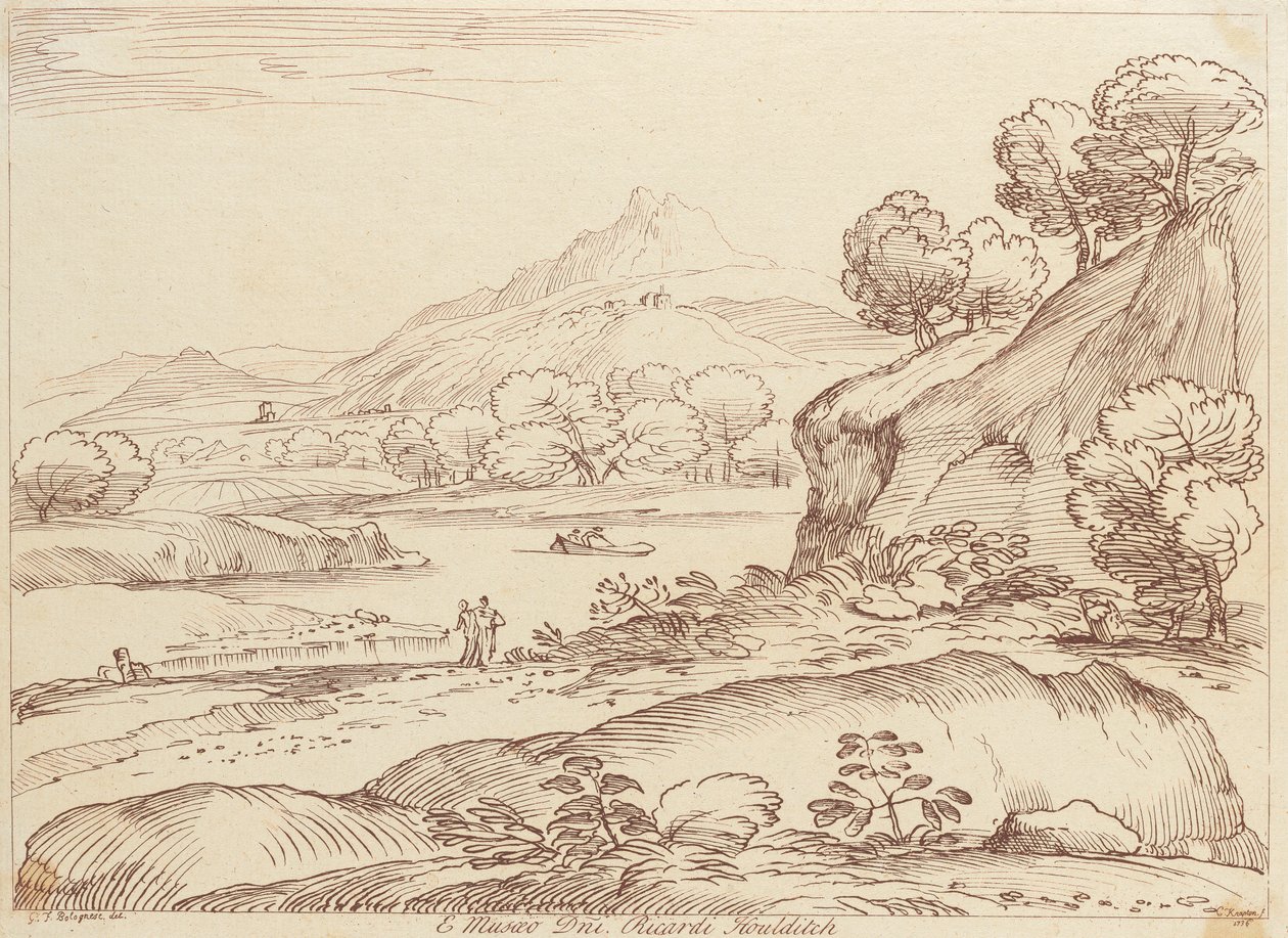 Senza titolo: scena pastorale da George Knapton