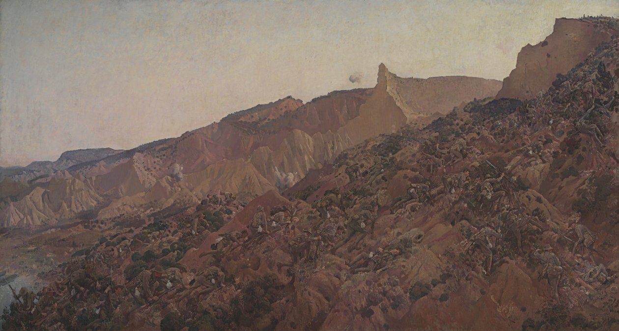 Anzac, lo sbarco 1915 da George Lambert