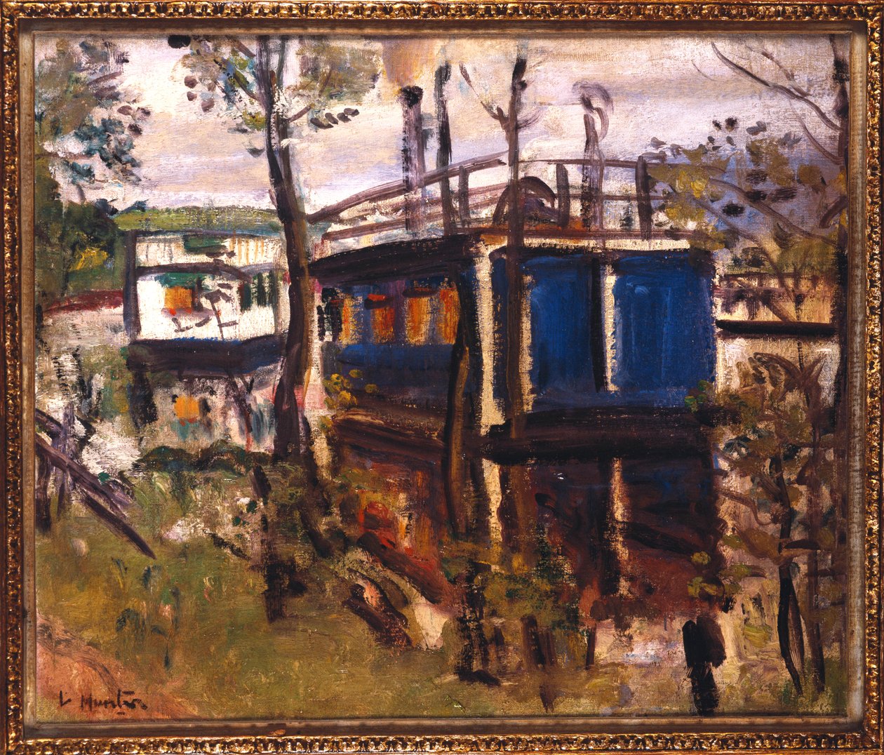 House Boats, Loch Lomond da George Leslie Hunter