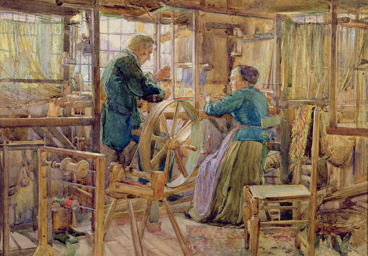 Tessitori, a Coventry, 1895 da George Lilly Anderson