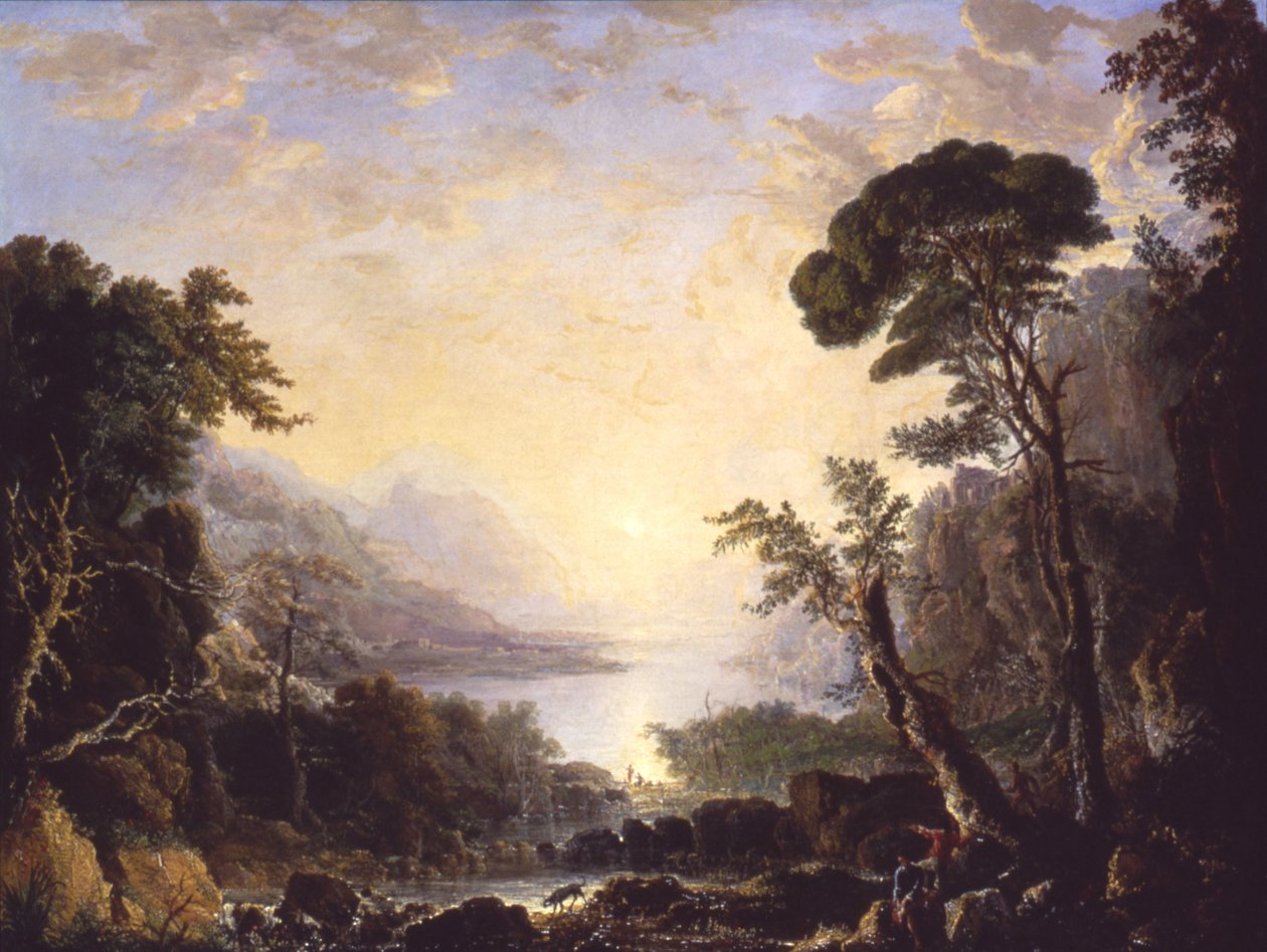 Composizione, paesaggio italiano da George Loring Brown
