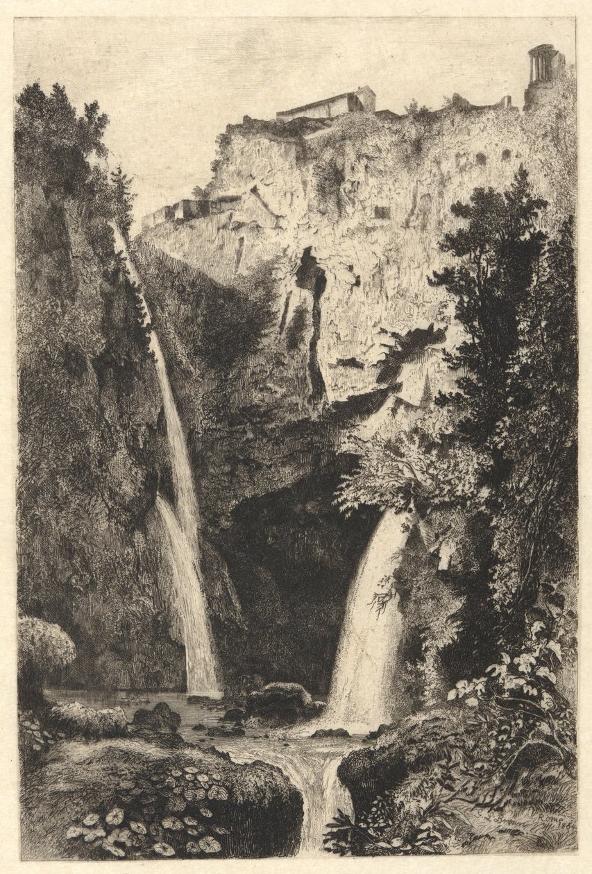 Le Cascate di Tivoli da George Loring Brown