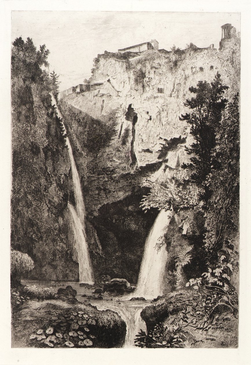 Le cascate di Tivoli da George Loring Brown