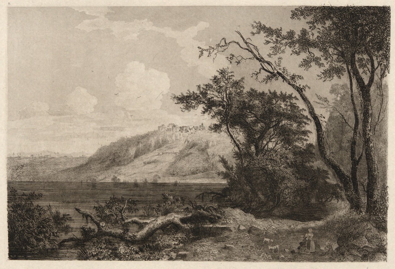 Veduta del Lago di Nemi da George Loring Brown