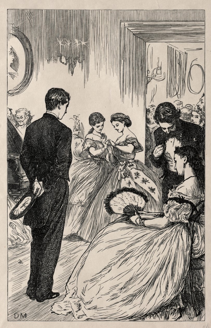 Coelebs in cerca di una busta Mulready da George Louis Palmella Busson Du Maurier