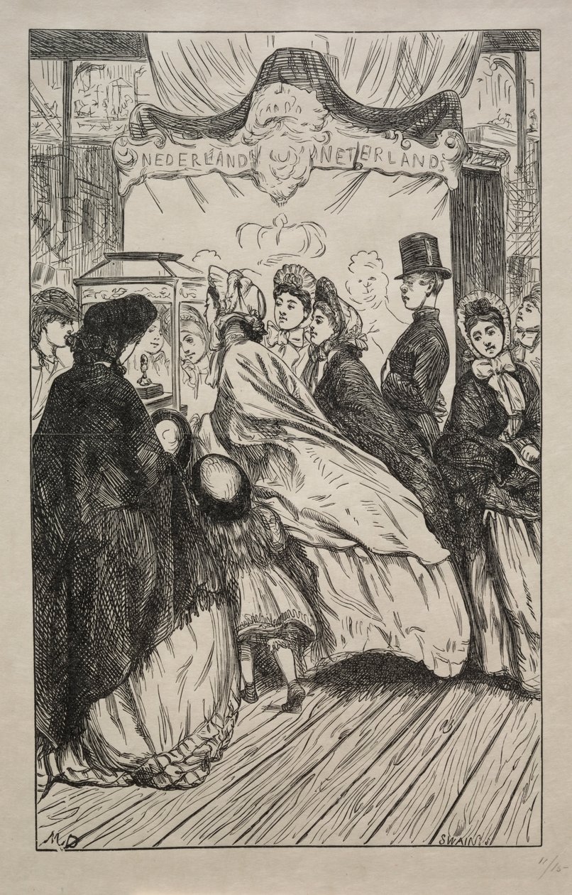Gioielli - Alla Grande Esposizione, 1862 da George Louis Palmella Busson Du Maurier