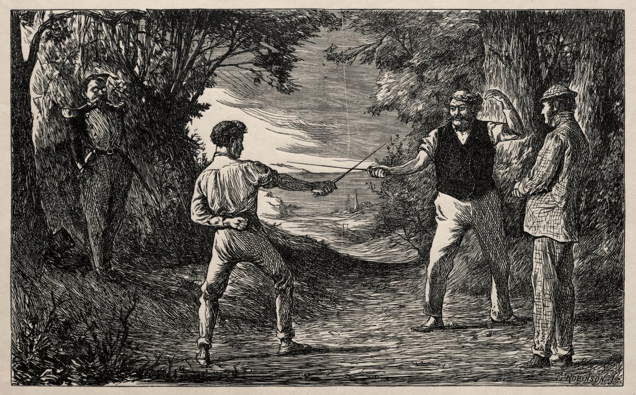 Il Vacillatore Ingenuo, 1865 da George Louis Palmella Busson Du Maurier