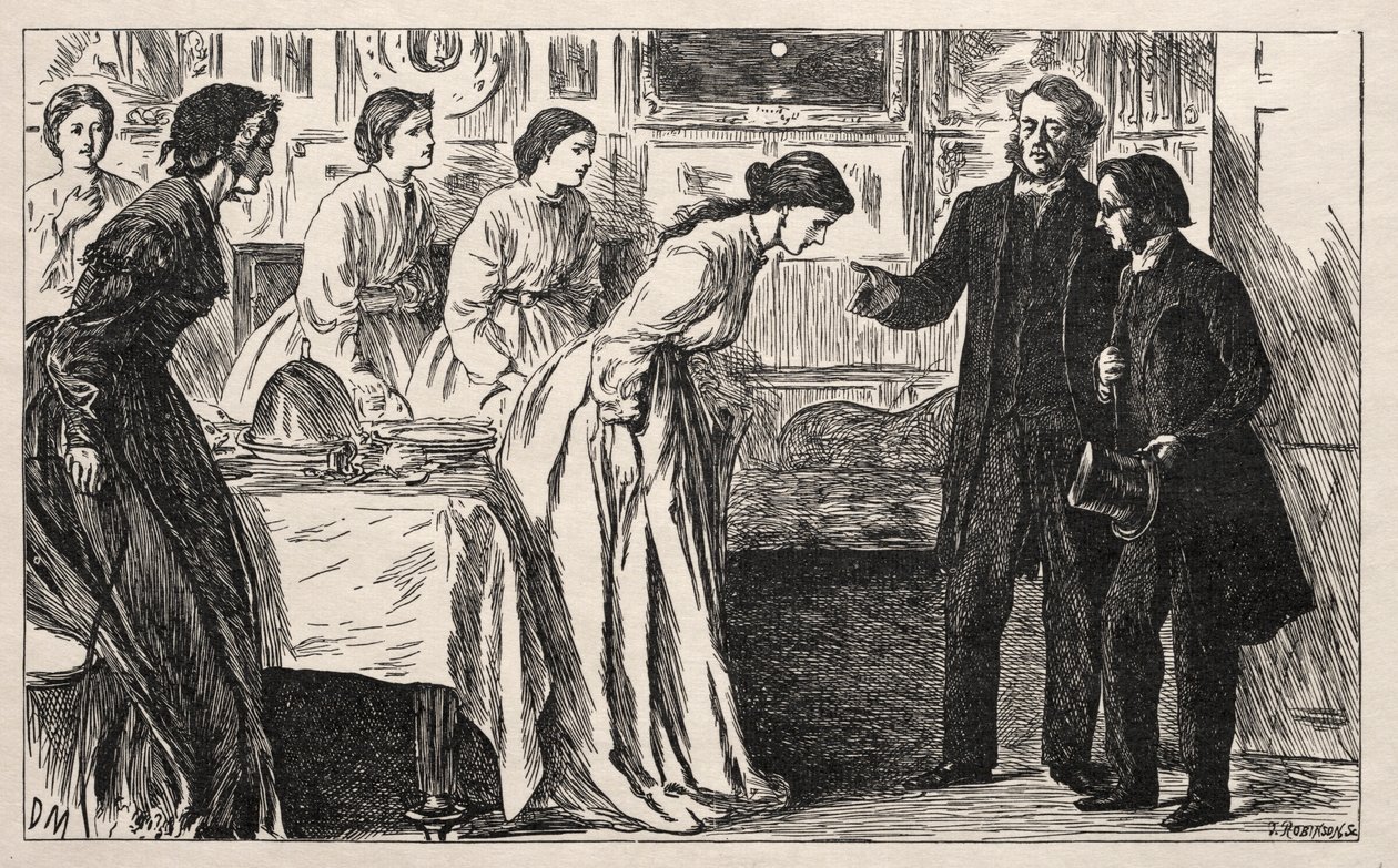 Cercasi un curato. Piuttosto un calvario per il reverendo M. Green, 1865 da George Louis Palmella Busson Du Maurier