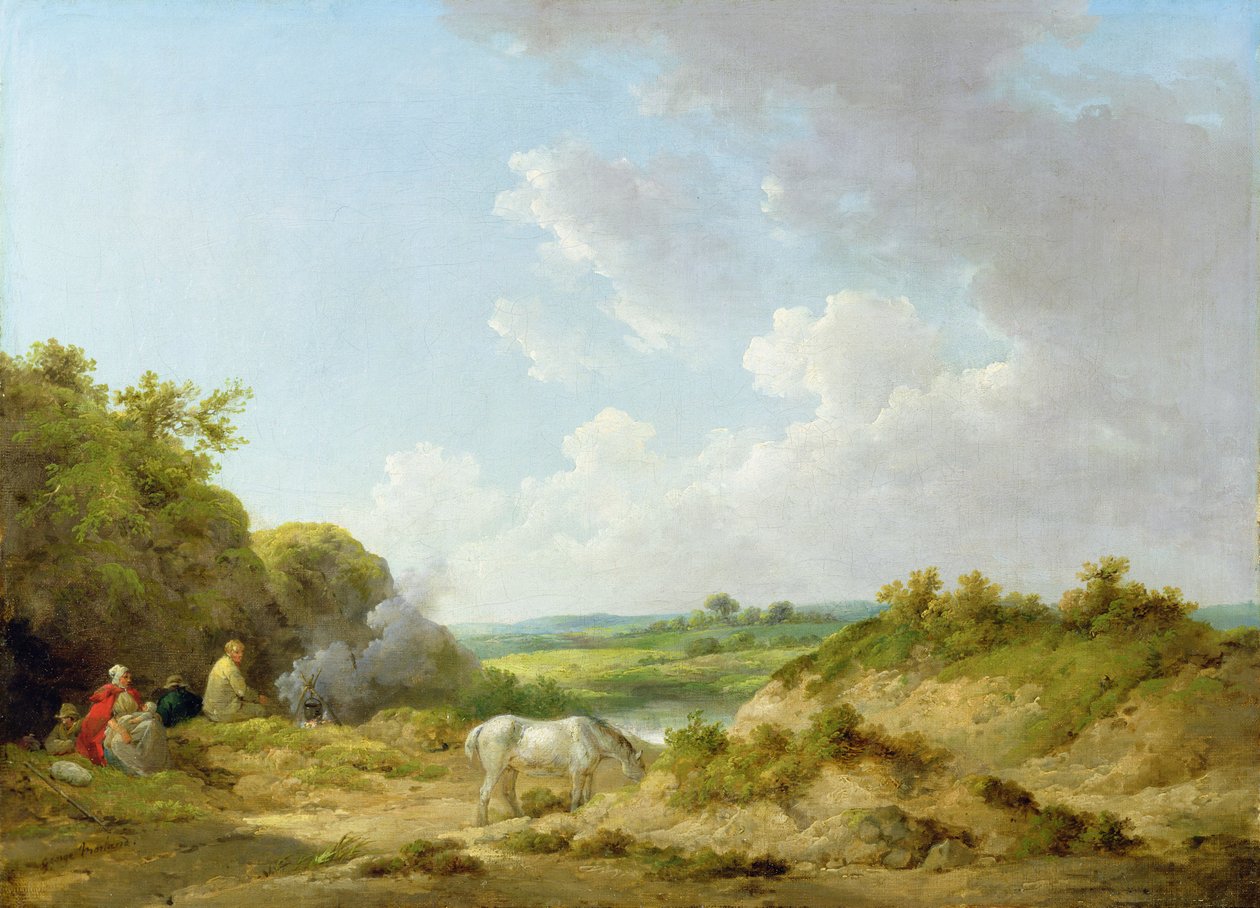 Un accampamento di zingari da George Morland