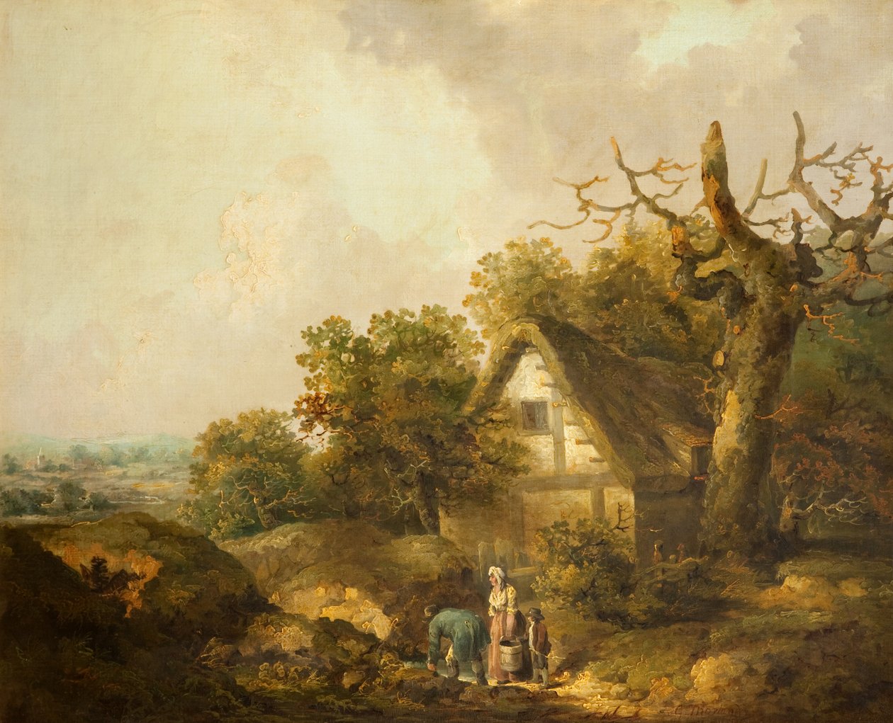 Un cottage rustico da George Morland