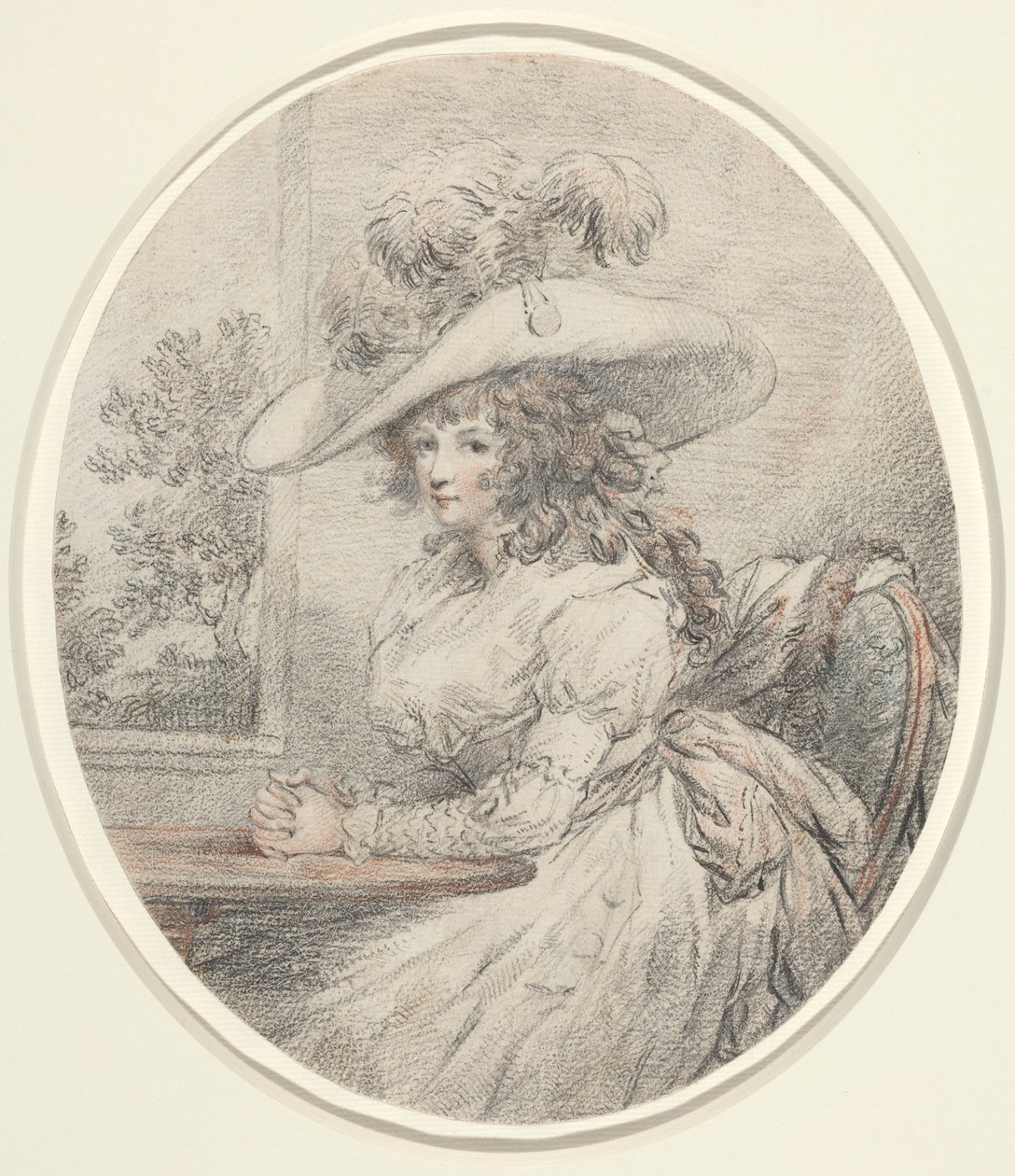Anne Ward Morland, 1786 circa (grafite) da George Morland