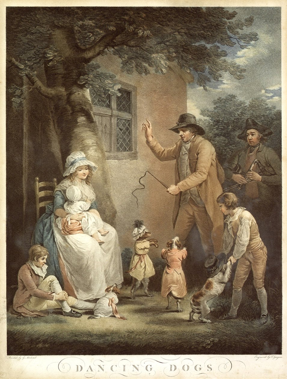 Cani danzanti da George Morland