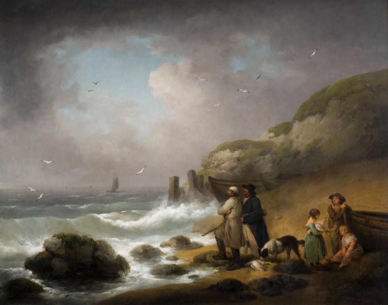 Caccia agli Uccelli Marini, 1795 da George Morland