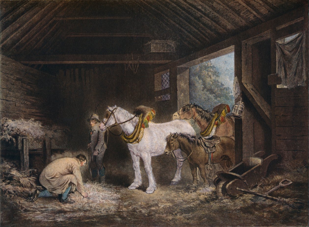 La stalla del contadino, 1791 1901 da George Morland