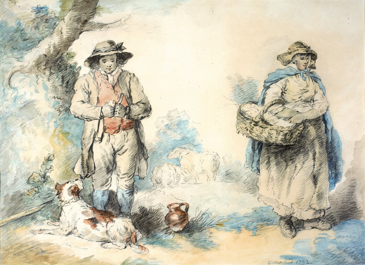 I venditori ambulanti da George Morland