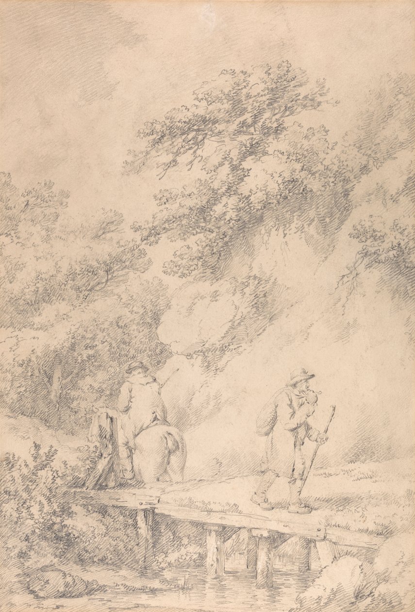 Due Uomini su una Strada di Campagna da George Morland