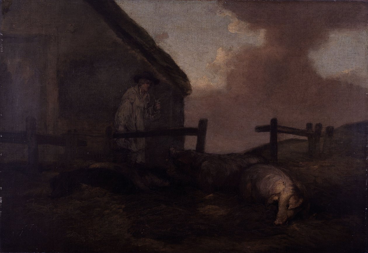 Guardiano di porci da George Morland