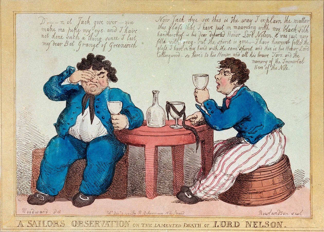 Osservazione di un marinaio sulla morte lamentata di Lord Nelson da George Moutard Woodward