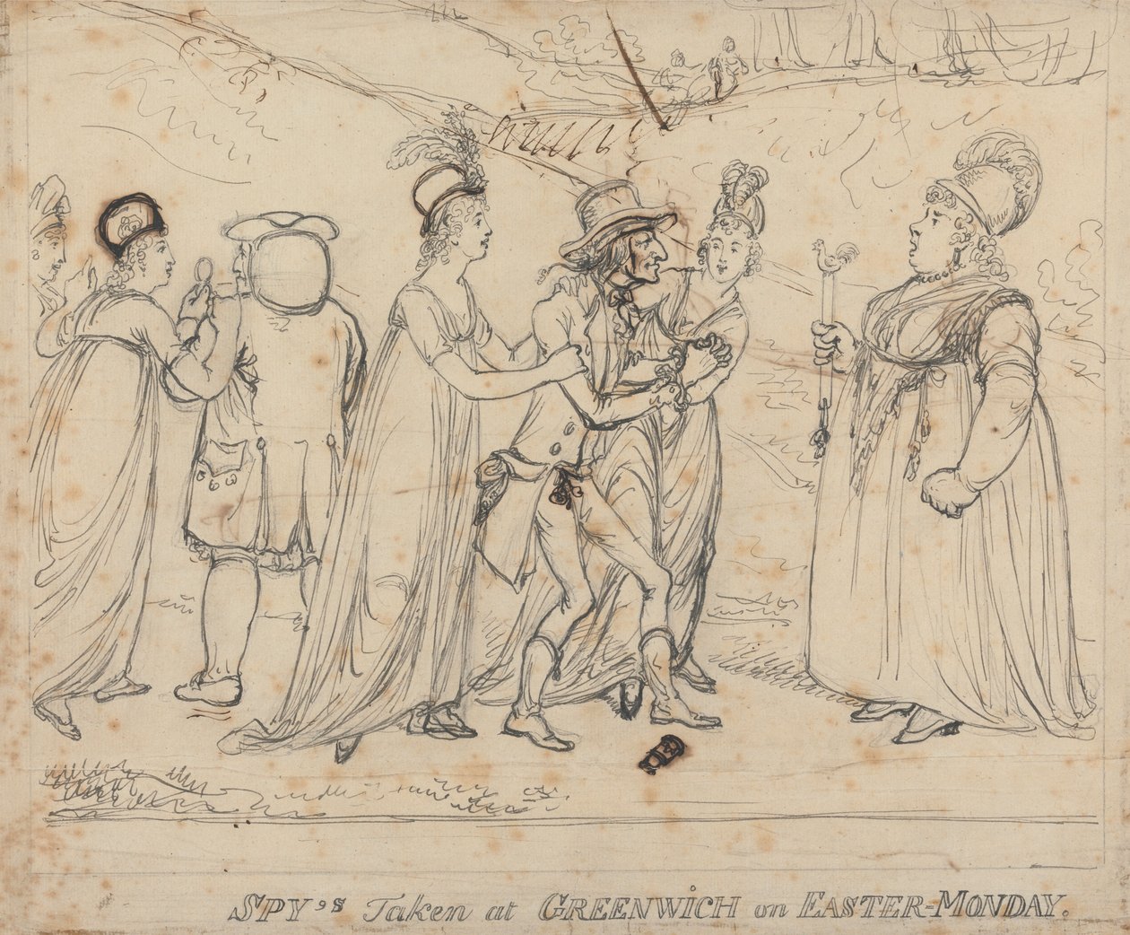 Spie Catturate a Greenwich il Lunedì di Pasqua da George Moutard Woodward