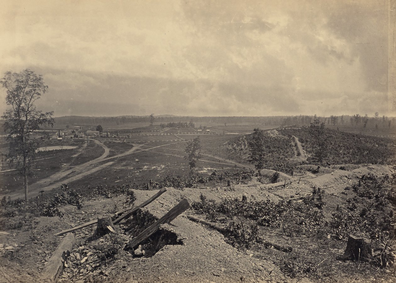 Campo di battaglia di Resaca, Georgia, n. 4 da George N. Barnard