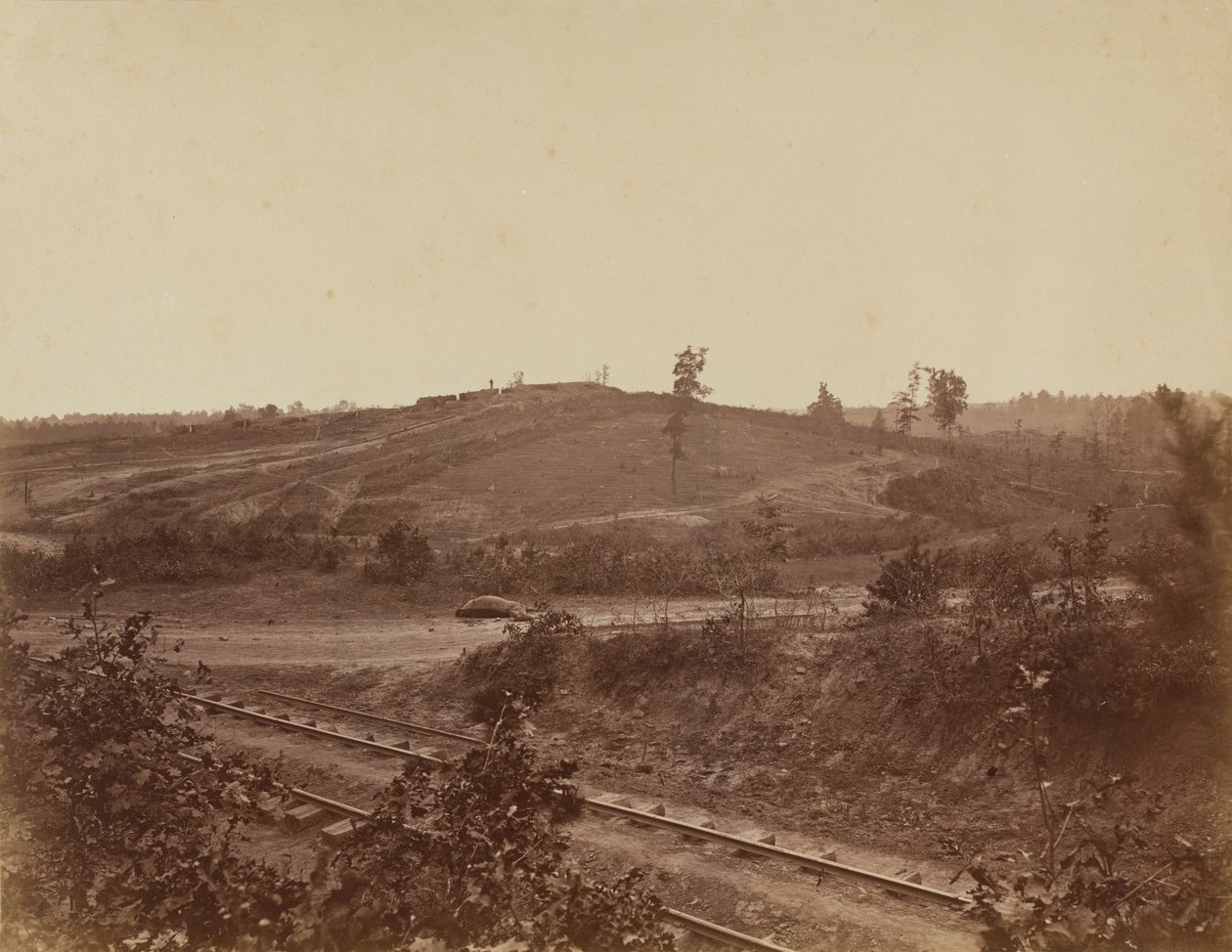 Campo di battaglia di Atlanta, 1864 (foto) da George N. Barnard
