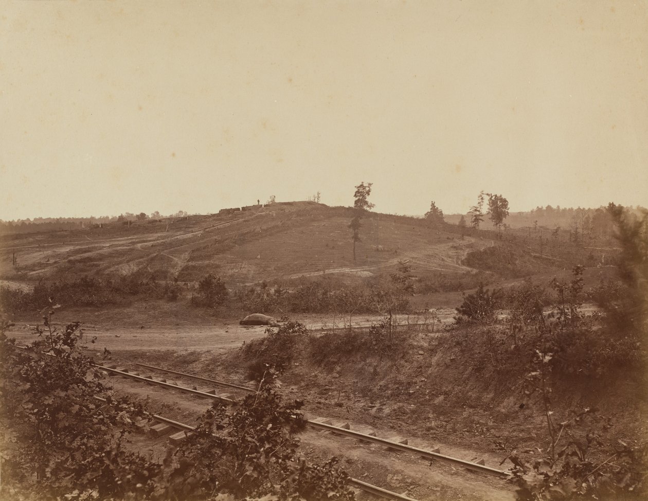 Campo di battaglia ad Atlanta, 1864 da George N. Barnard
