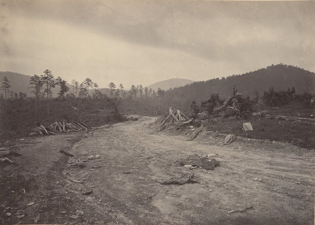Buzzard Roost, Georgia, 1860s da George N. Barnard