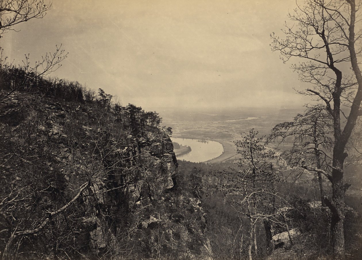 Valle di Chattanooga dal Lookout Mountain, n. 2 da George N. Barnard