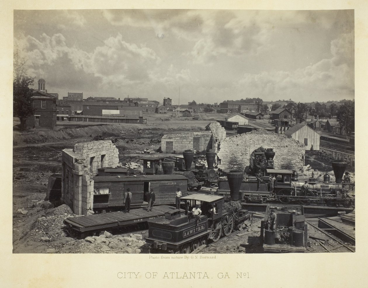 Città di Atlanta, GA, n. 1 da George N. Barnard