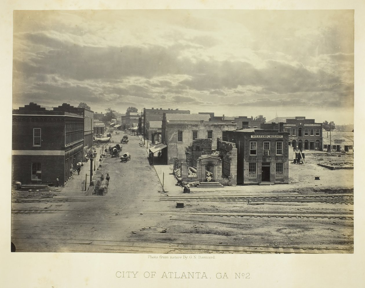 Città di Atlanta, GA, No. 2, 1866 da George N. Barnard