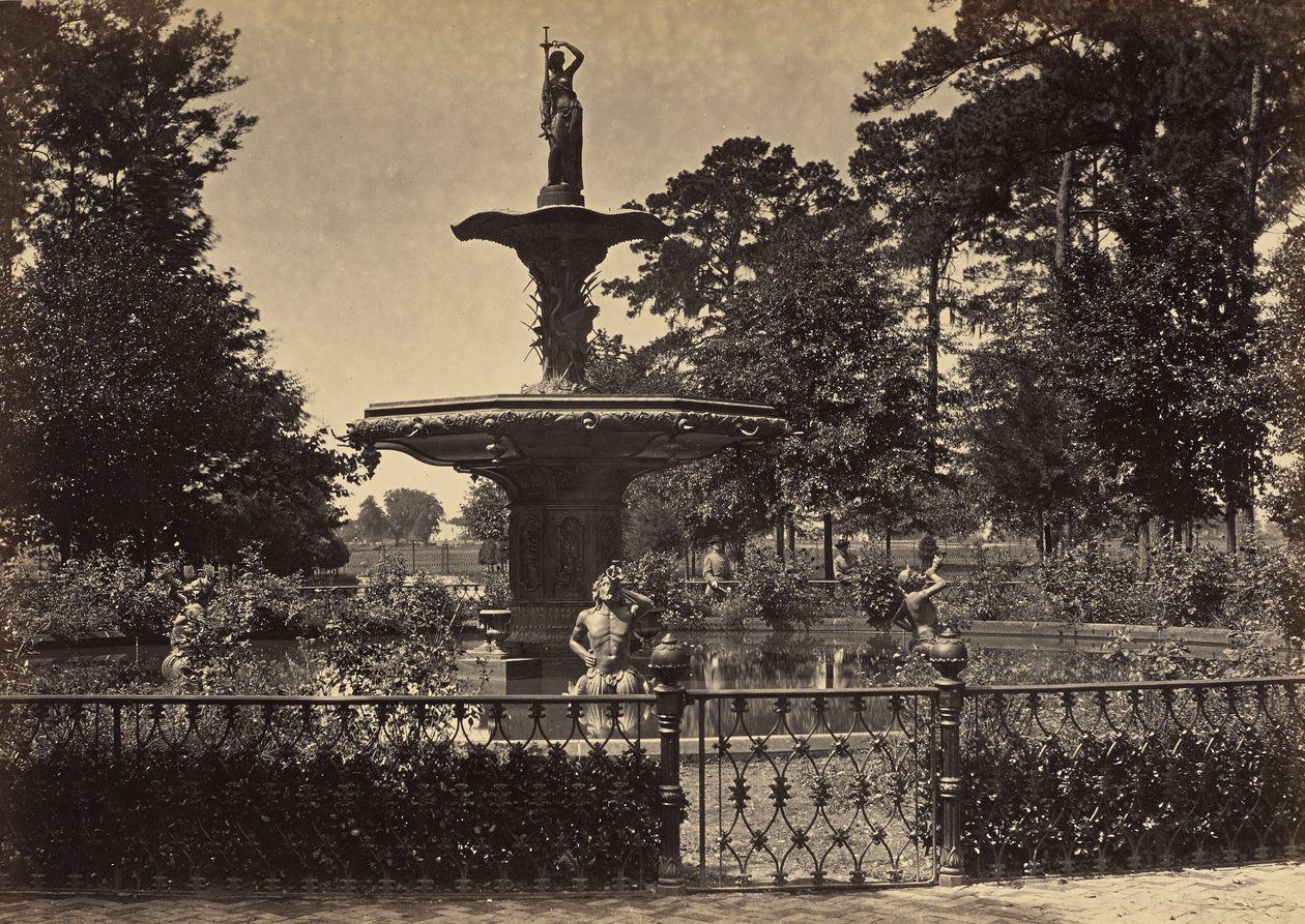 [Fountain Savannah, Georgia] da George N. Barnard