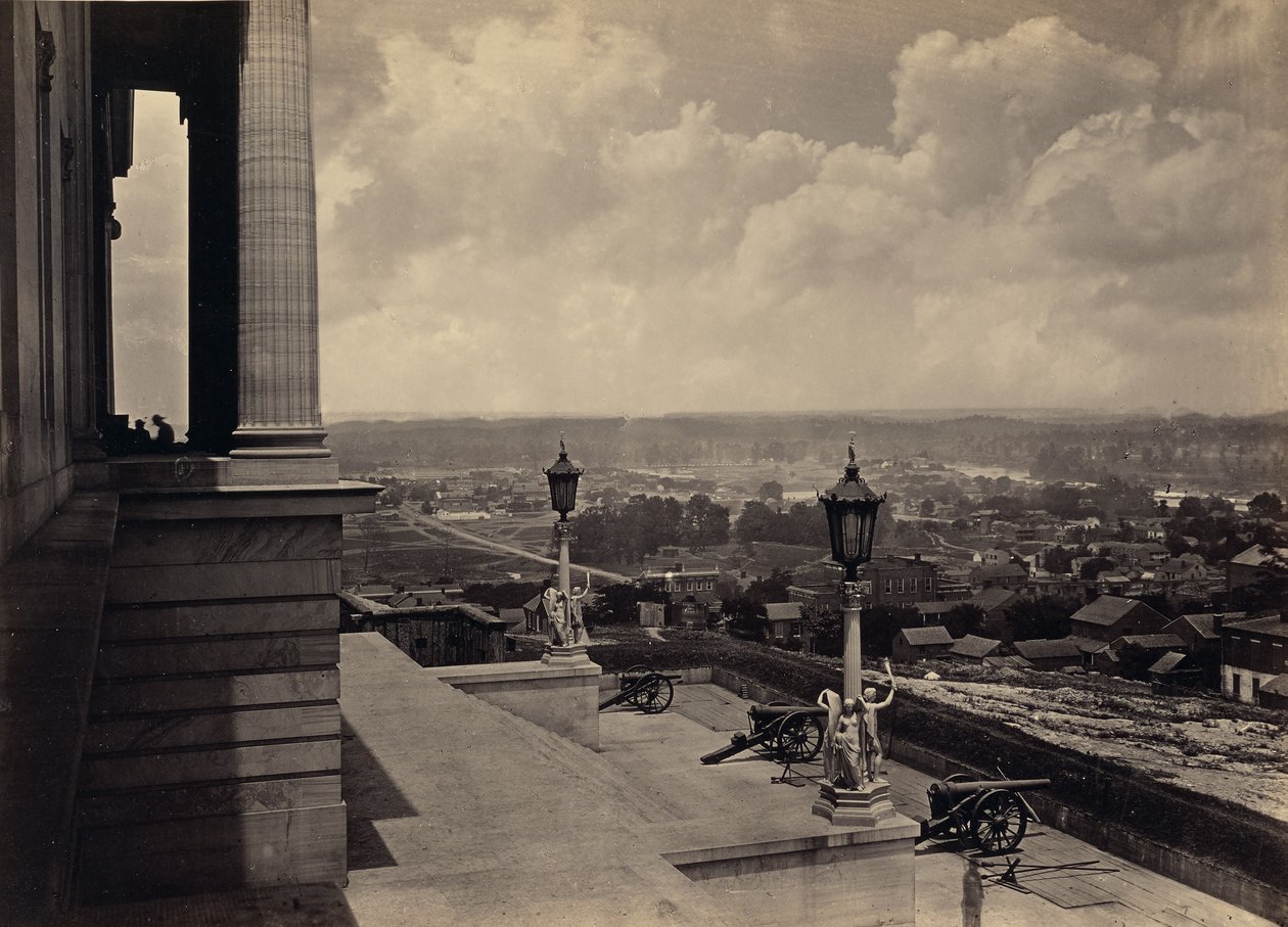 Nashville vista dal Campidoglio da George N. Barnard